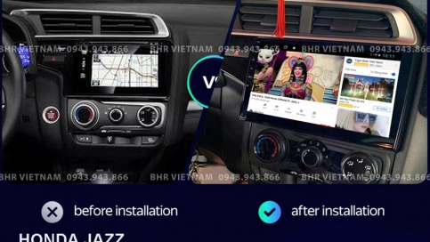 Màn hình DVD Android xe Honda Jazz 2014 - nay | Vitech 